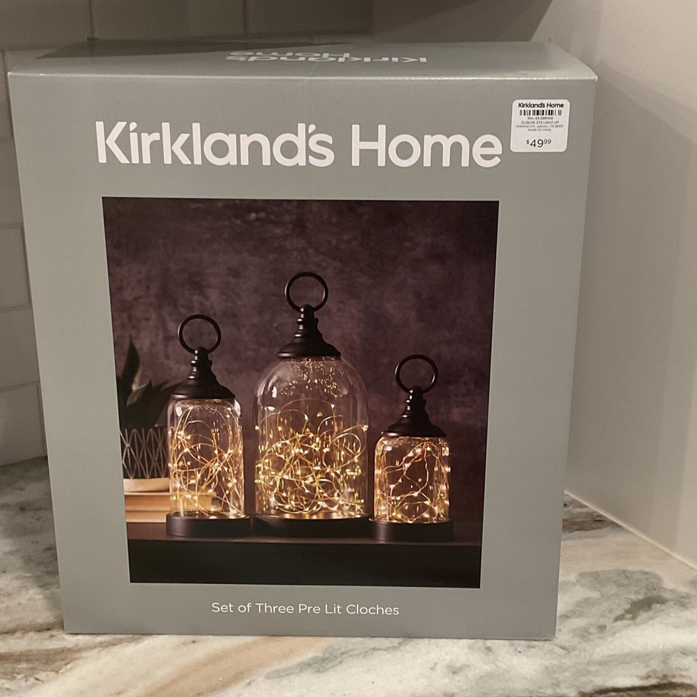 Kirkland's Home Black and Gold String Lights